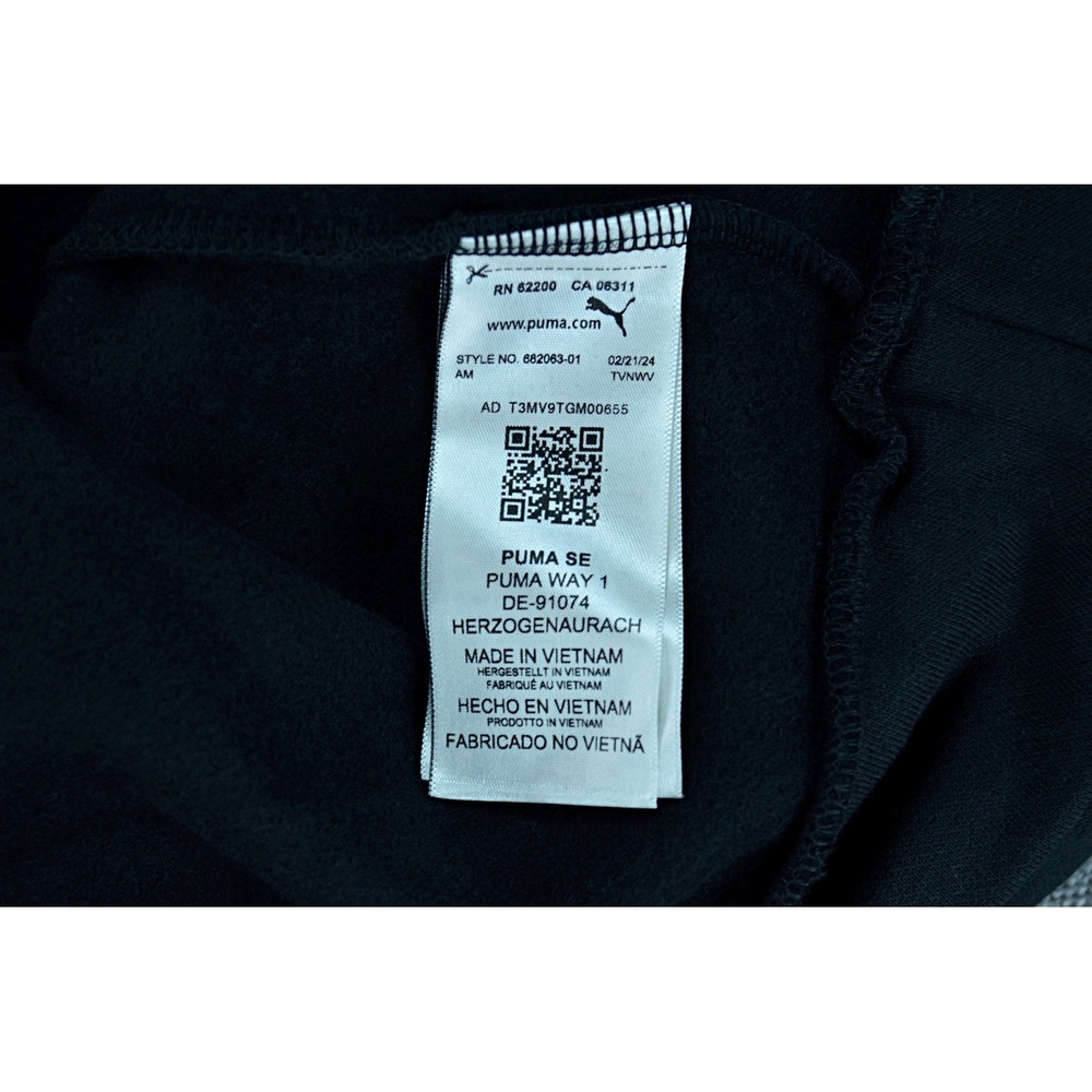 Puma Hoodie Men's 2XL Black Hoops Posterize 2.0 Sweatshirt Graphic Pullover NWT - Picture 9 of 12